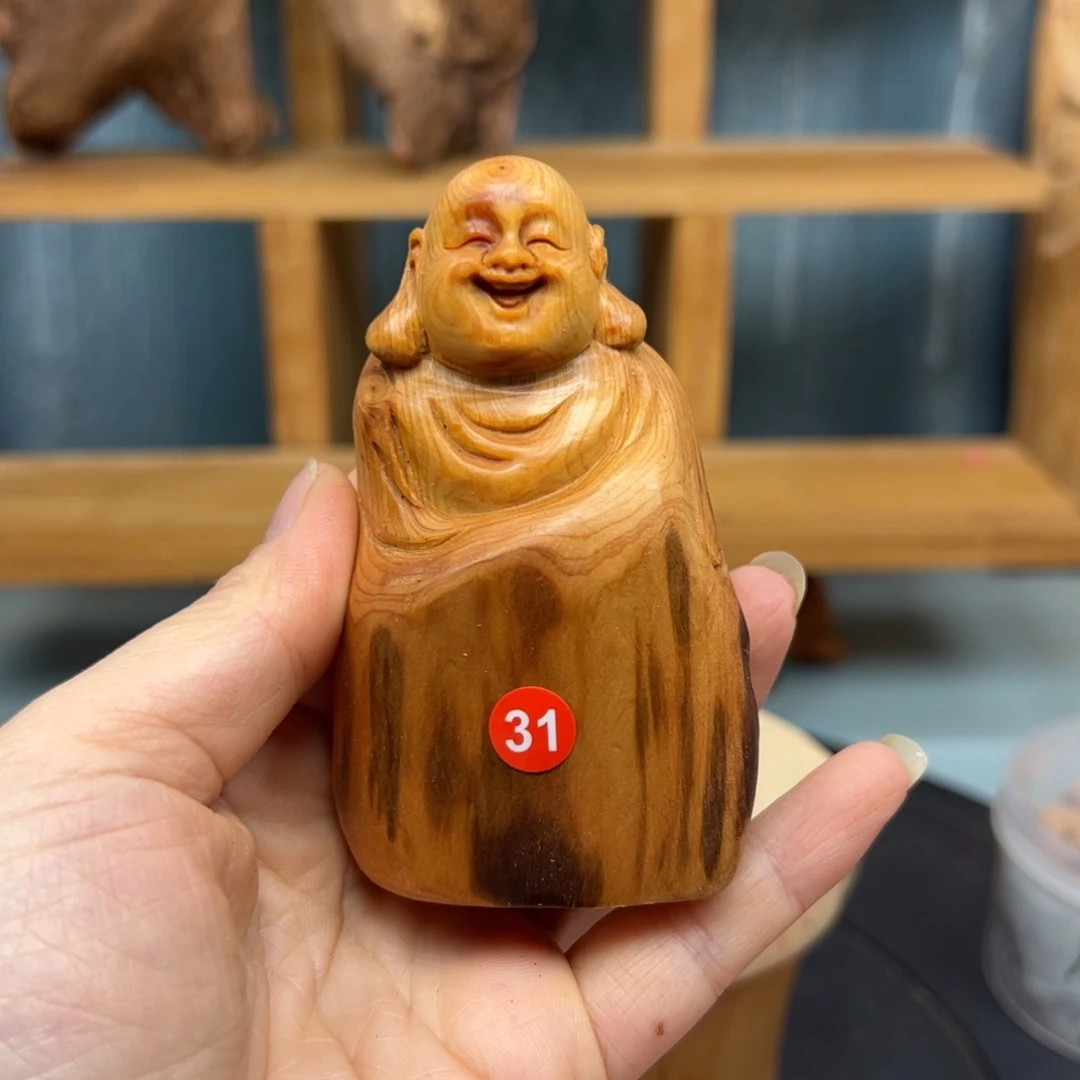 噢***吧木崖柏木摆件手把件