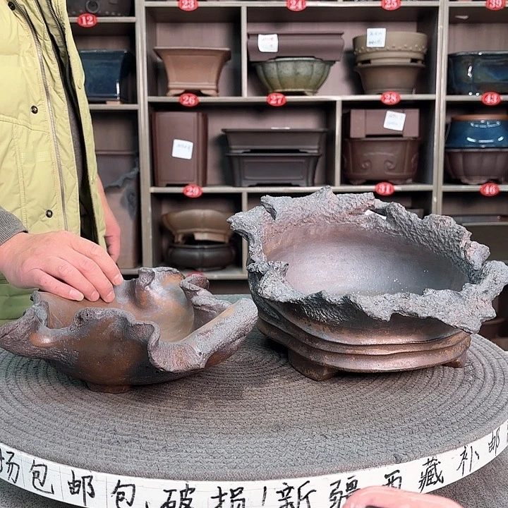 紫砂花盆C****活紫砂的味道很