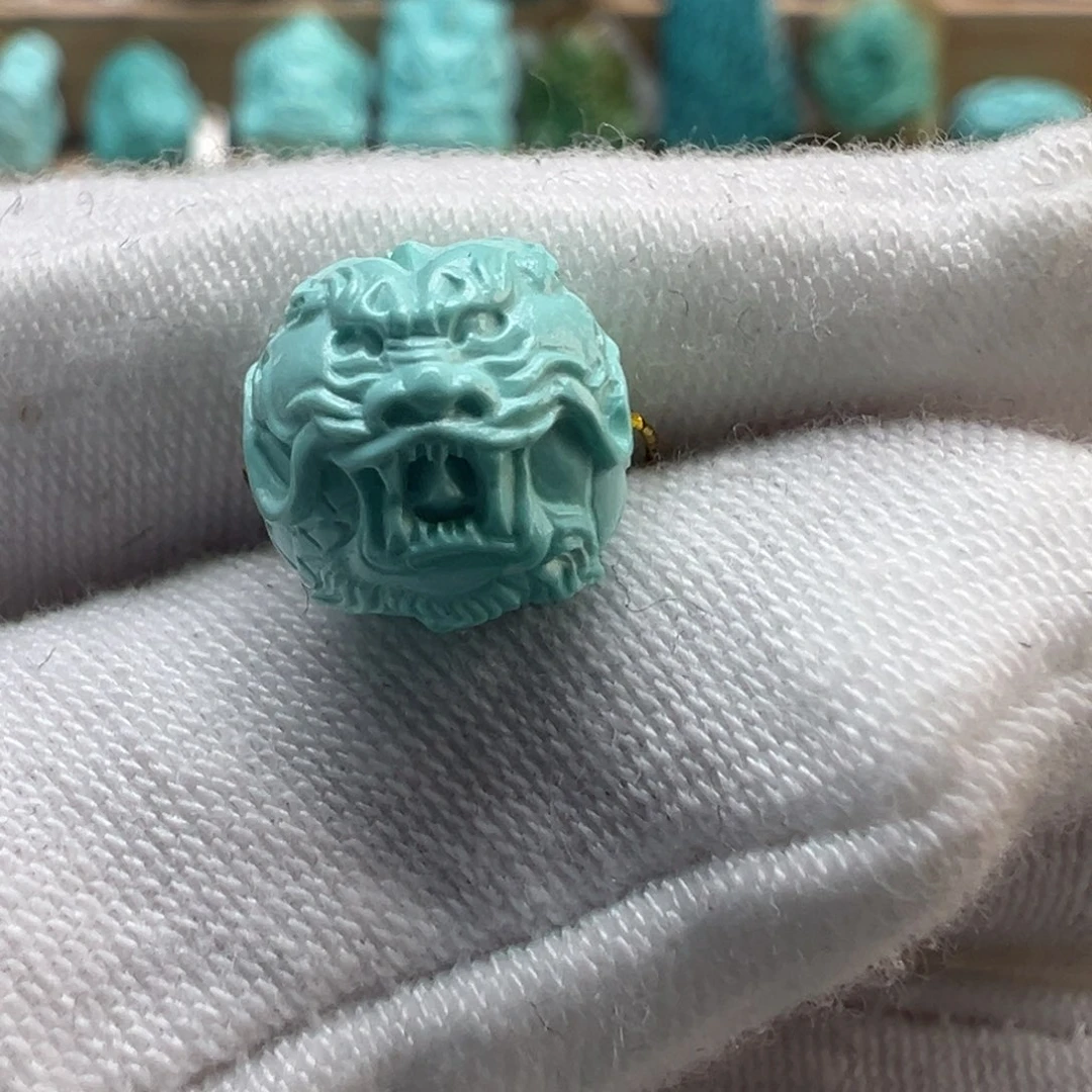 绿松石未镶嵌配饰9.1*10.1