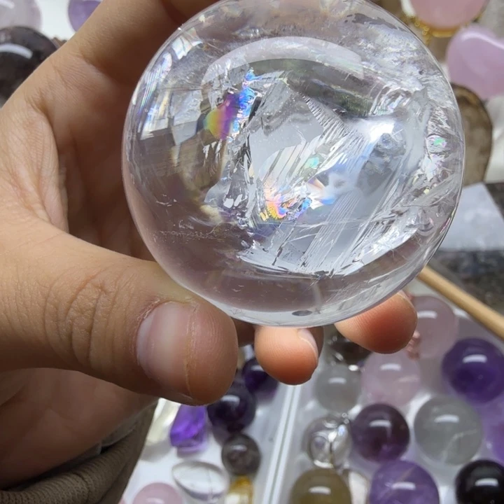 水晶未镶嵌珠宝半成品