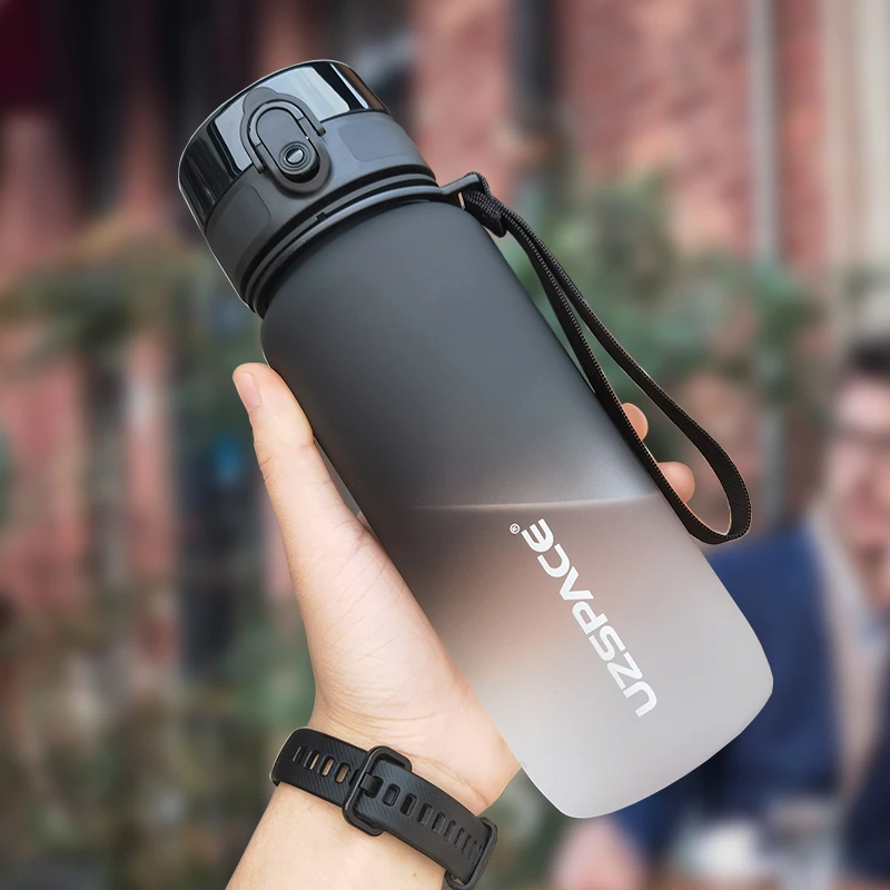 UZSPACE/优之水杯学生专用高颜值tritan材质磨砂杯子运动健身水壶