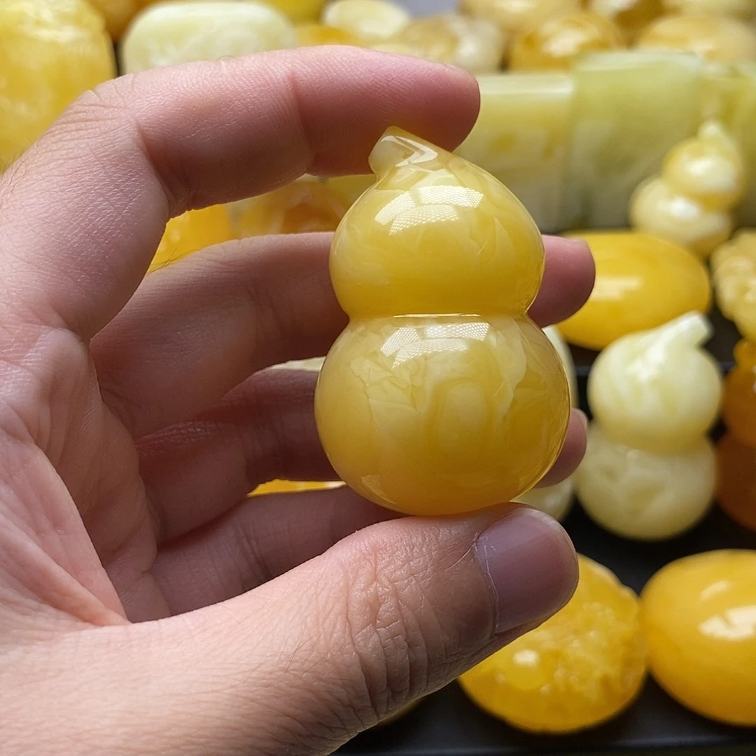 琥珀颈饰未镶嵌琥珀蜜蜡吊坠