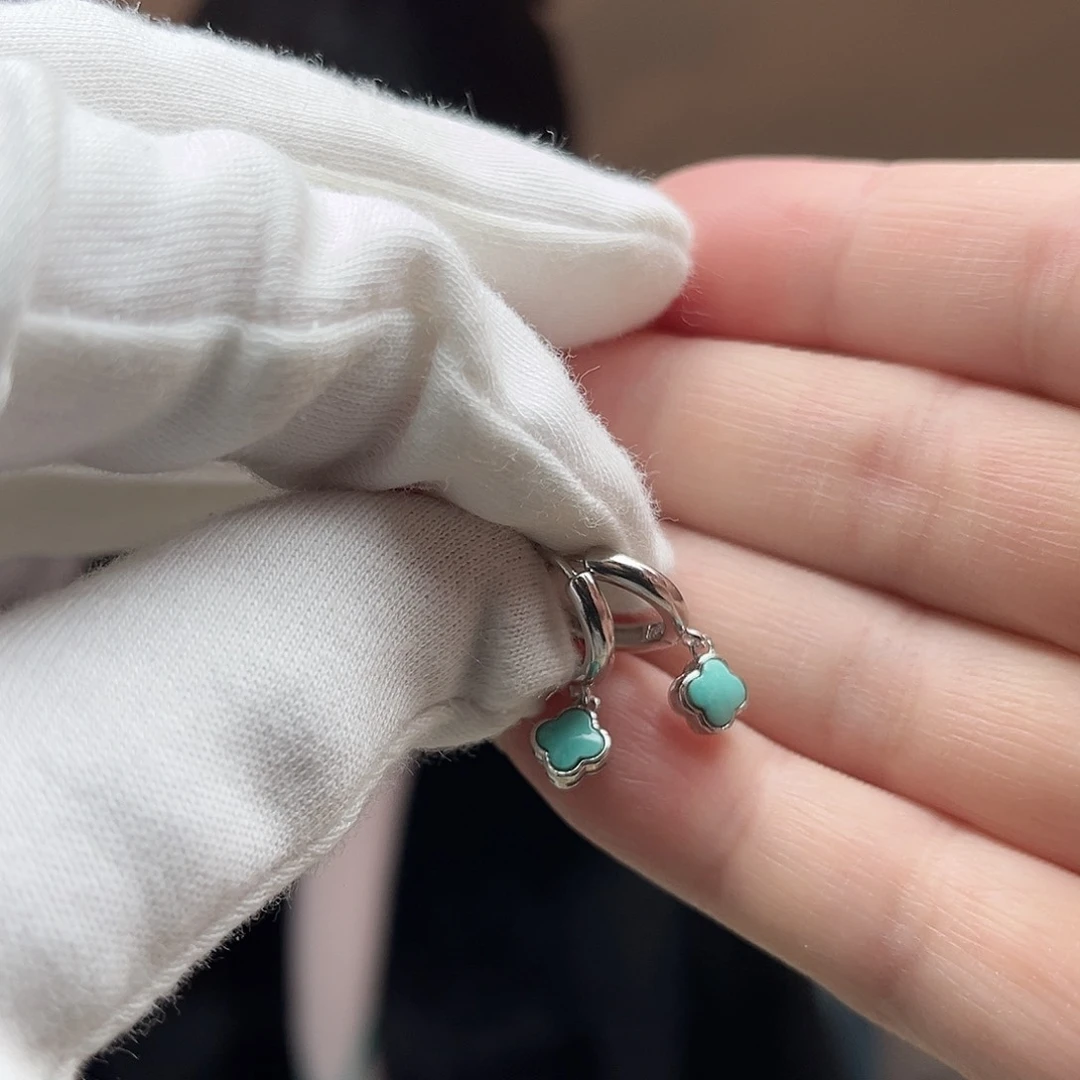 绿松石珠宝奇石银S925镶嵌