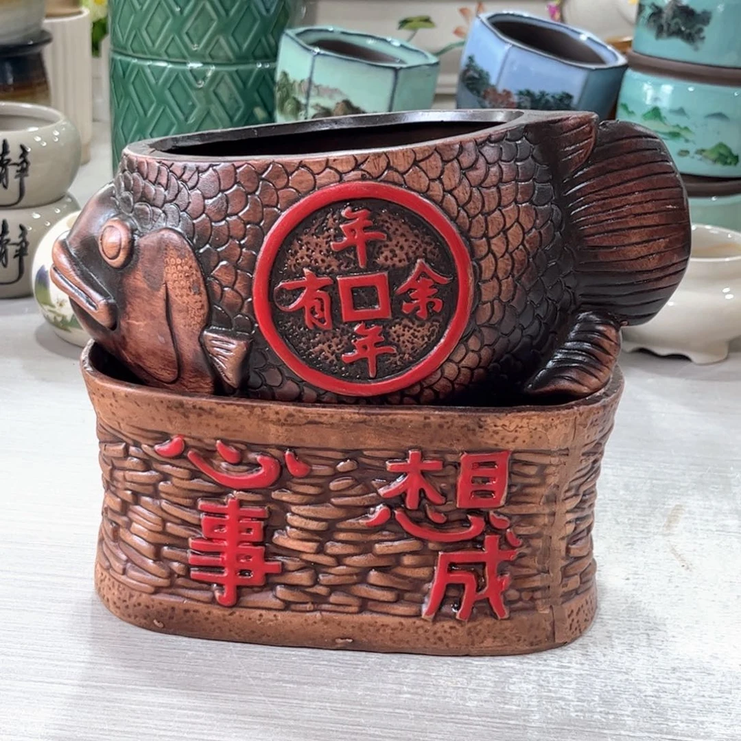 陶瓷绿植多肉微瑕花盆