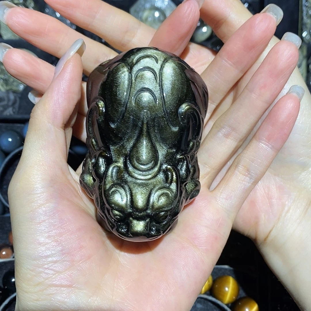 陈****未镶嵌黑曜岩珠宝奇石