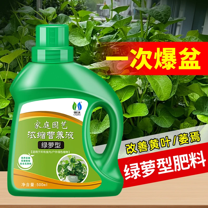 绿萝肥料营养液专用花卉绿植用浓缩液体氮磷钾花肥家用盆栽植物vs