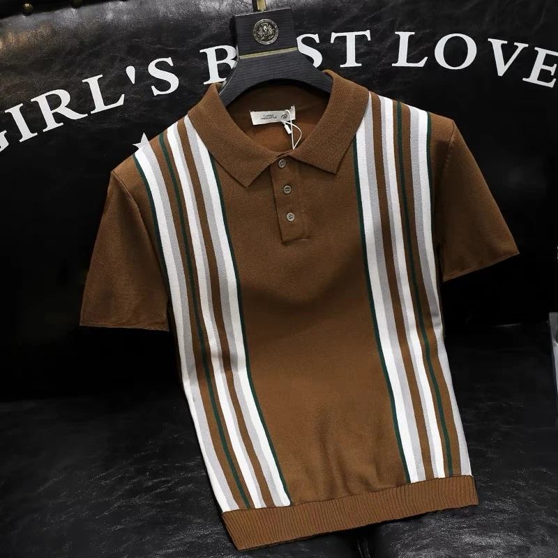 J商务轻奢时尚百搭休闲舒适简约潮流T恤6126