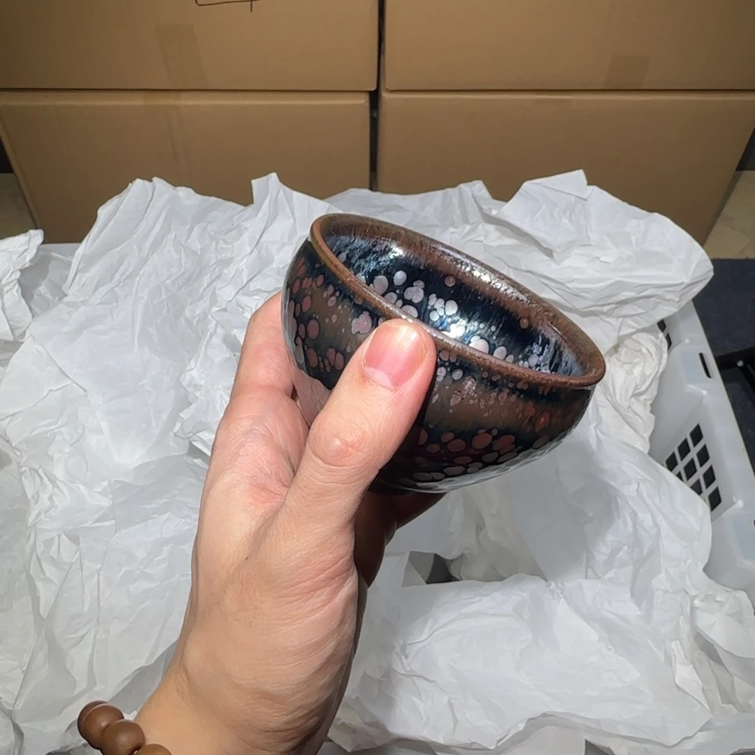 茶盏微瑕建盏，介意勿拍