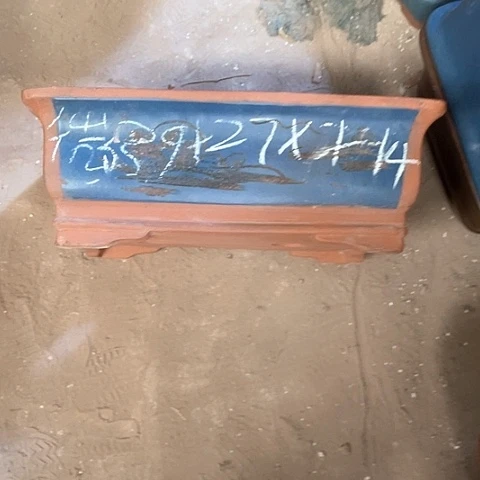 紫砂花盆长方盆一个