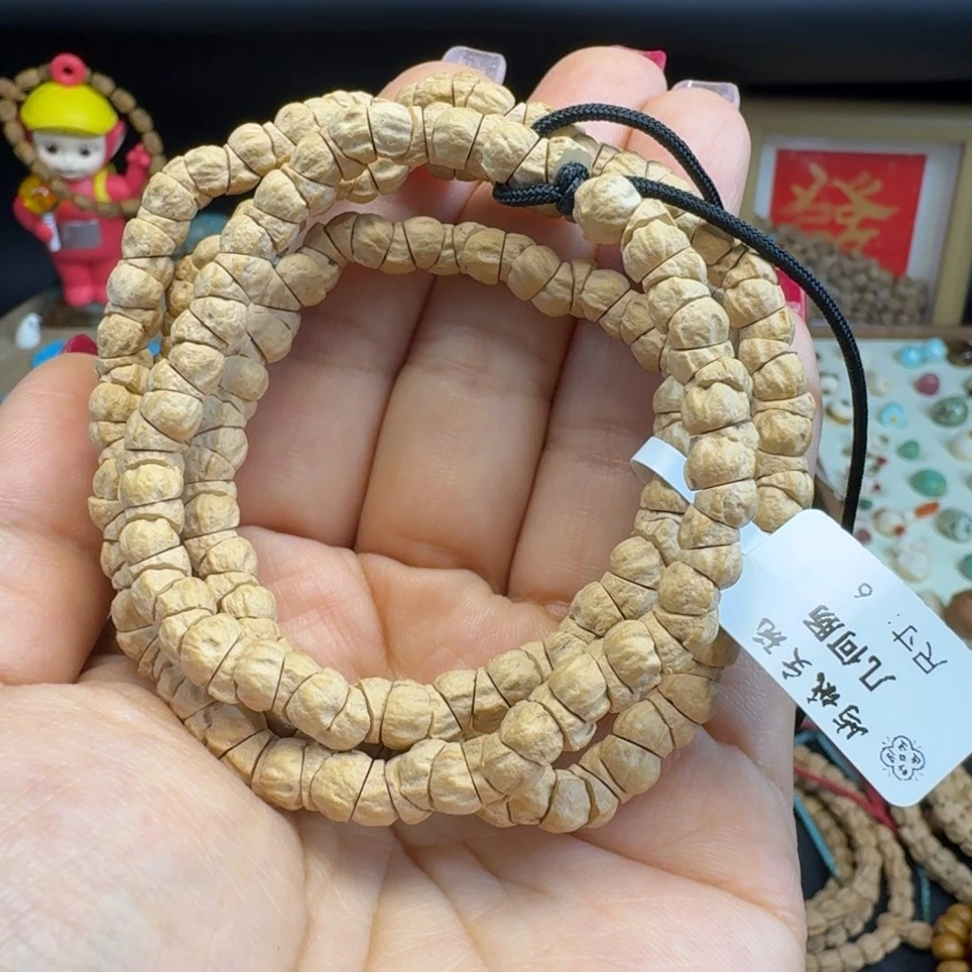 菩提籽类几何切大肠柏香108