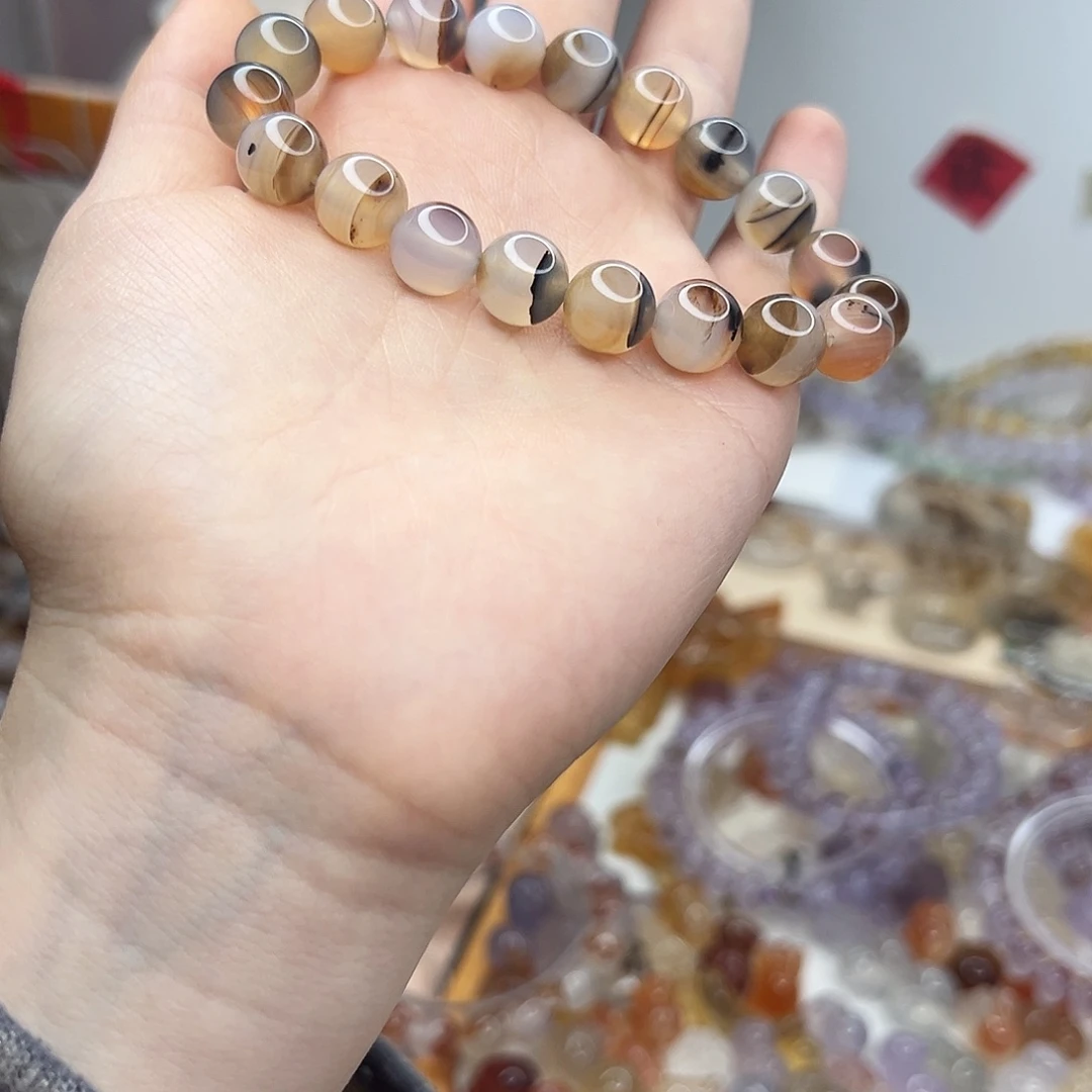 玛瑙/玉髓合金颈饰