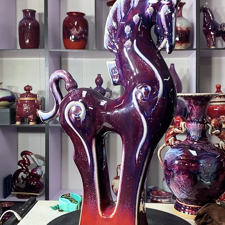 瓷片中国神垕精品钧瓷
