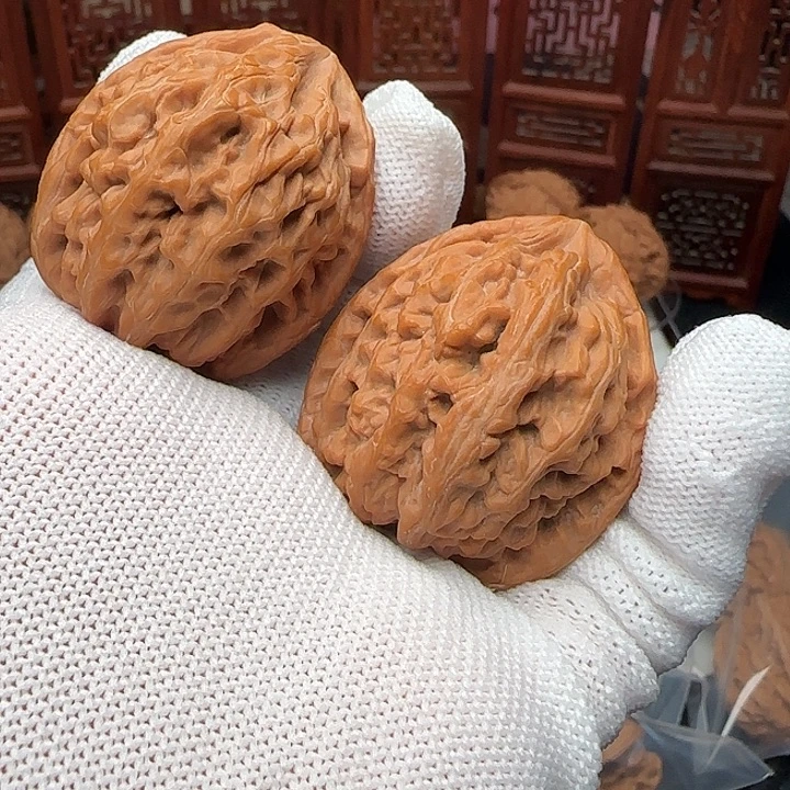 吊坠文玩核桃全品红锦鲤39尺头货福利