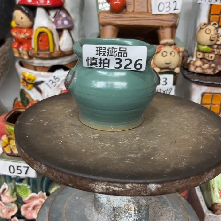 紫砂花盆粗陶材质多肉花盆326