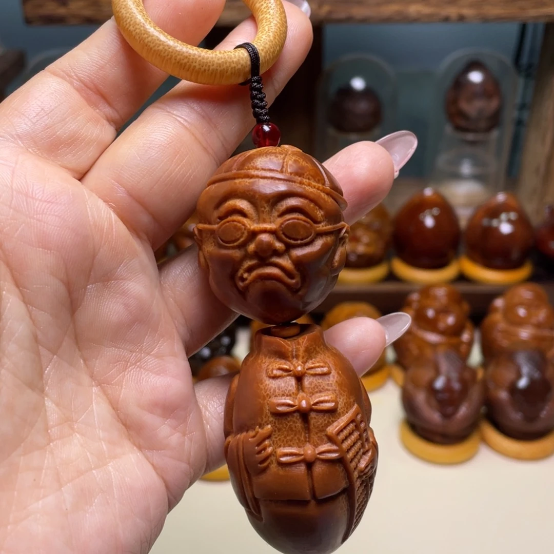 佛螺菩提吊坠账房先生手把