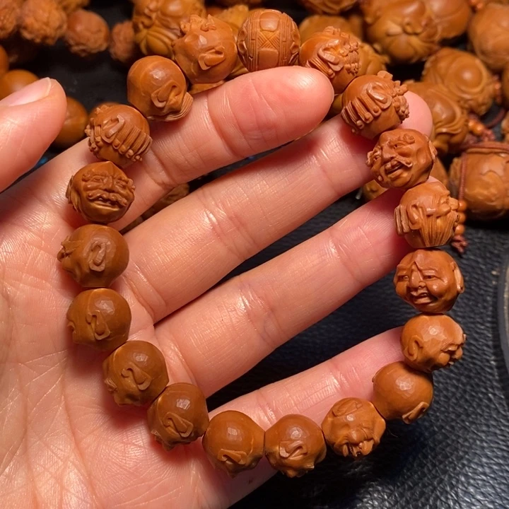博***理橄榄核手串/手链十八罗汉