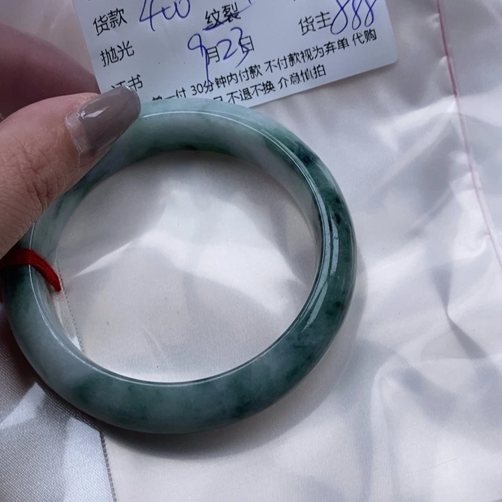 语***蝶未镶嵌手镯翡翠天然翡翠