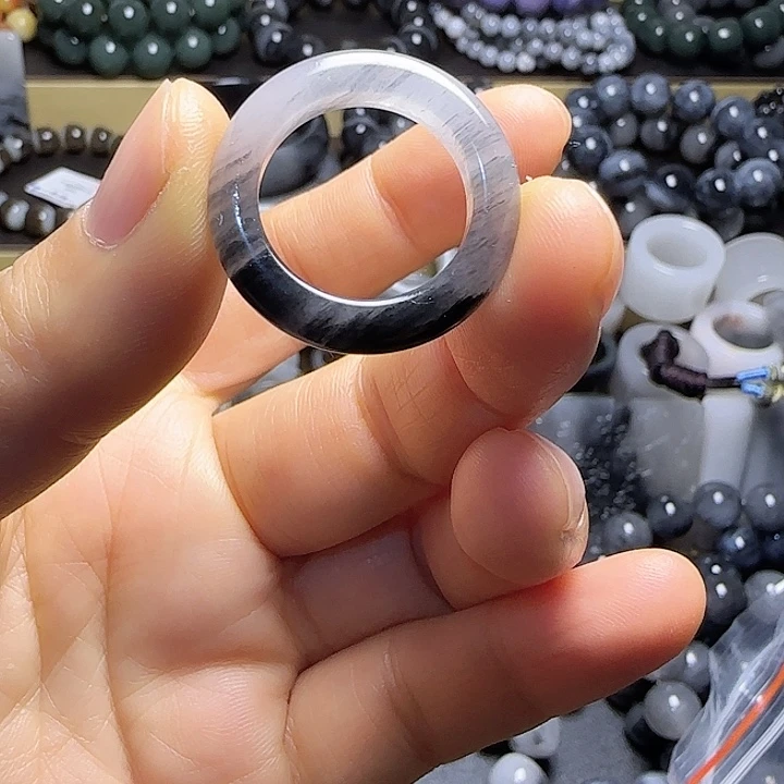 百***！玉戒指路路通扳指