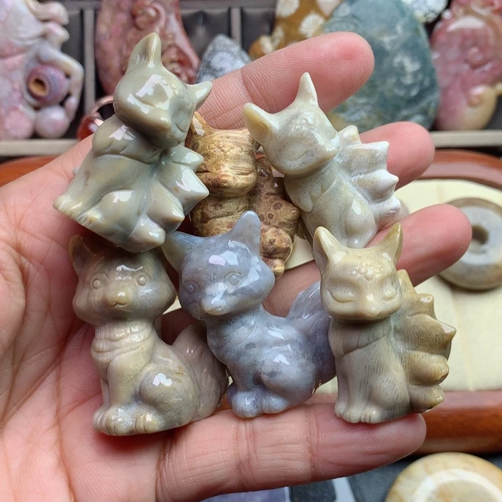 硅化珊瑚（珊瑚玉）颈饰未镶嵌一****?