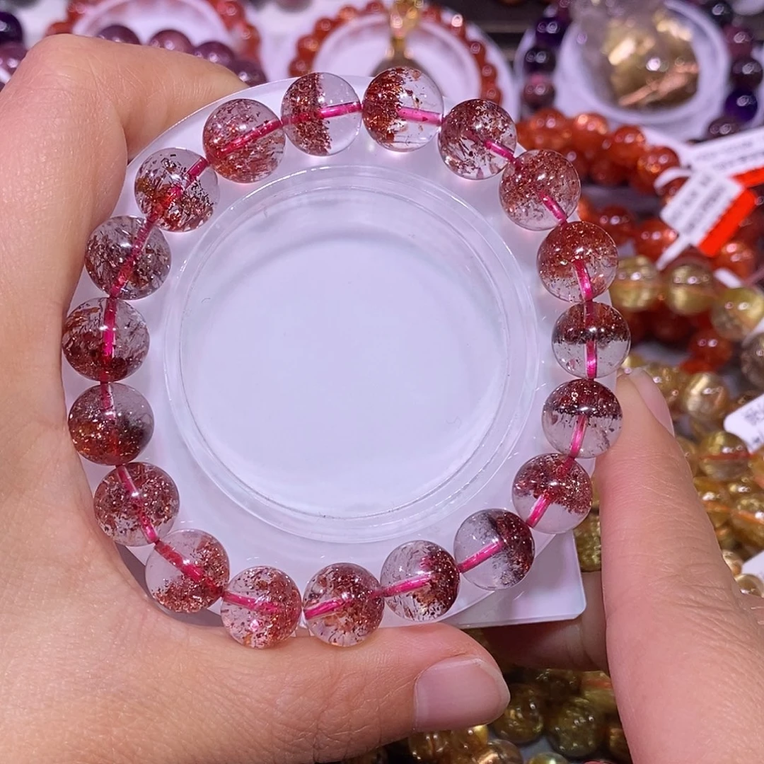 未镶嵌手链水晶金草莓11