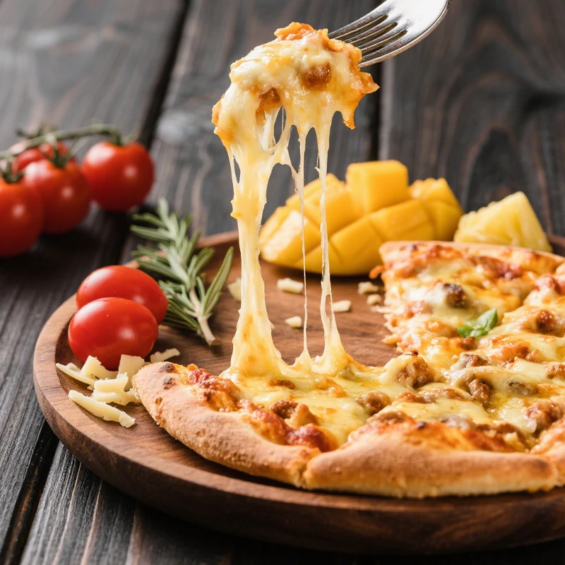 披萨儿童早餐半成品加热榴莲pizza饼炸锅食材速食芝士比萨鸡肉披.