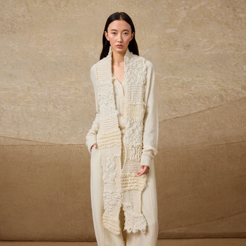 EXCEPTION特色手织围巾AB24-W2Z01