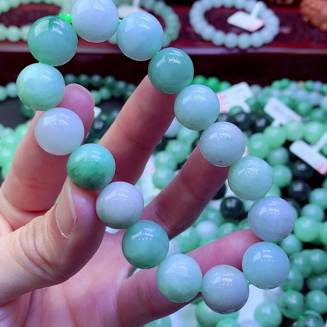 翡翠未镶嵌毛衣链