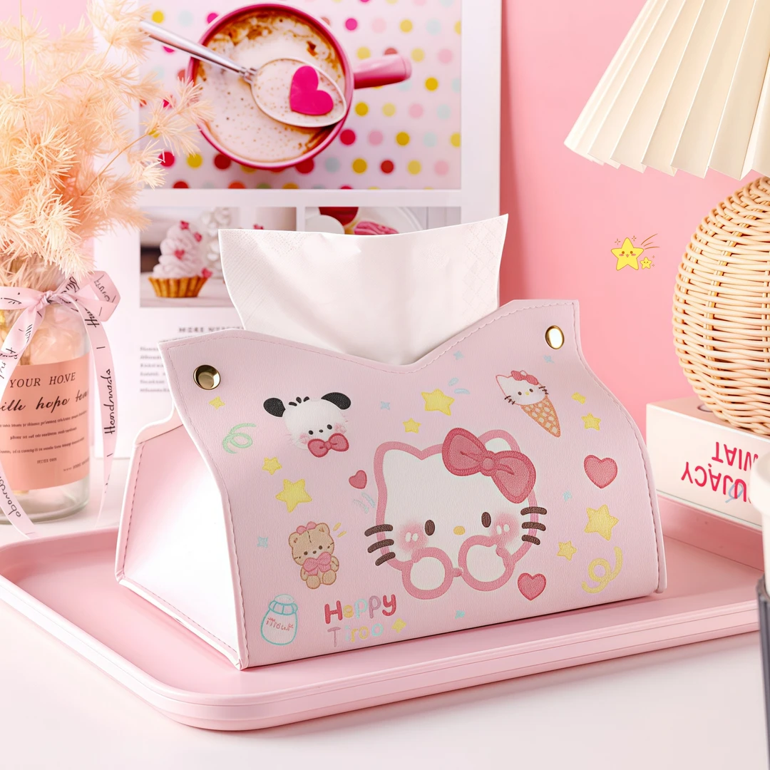 ins风卡通纸巾盒可爱创意抽纸盒客厅桌面抽纸盒餐厅客厅纸巾盒