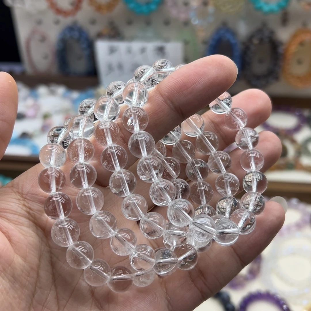 手链水晶未镶嵌10咪福利款白水晶手链