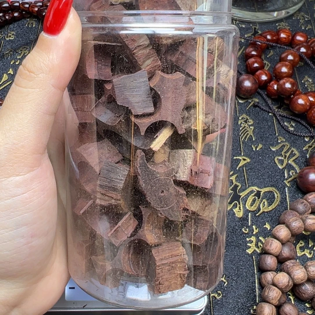 降真香手串/手链海南红降碎料藕片120g