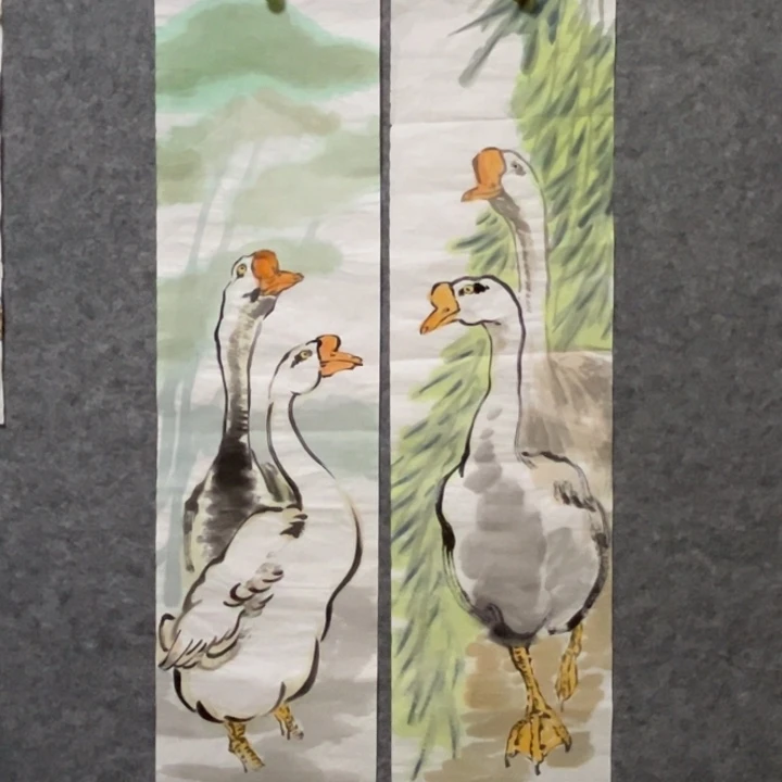 用***3带灯款大鱼书画艺术作品