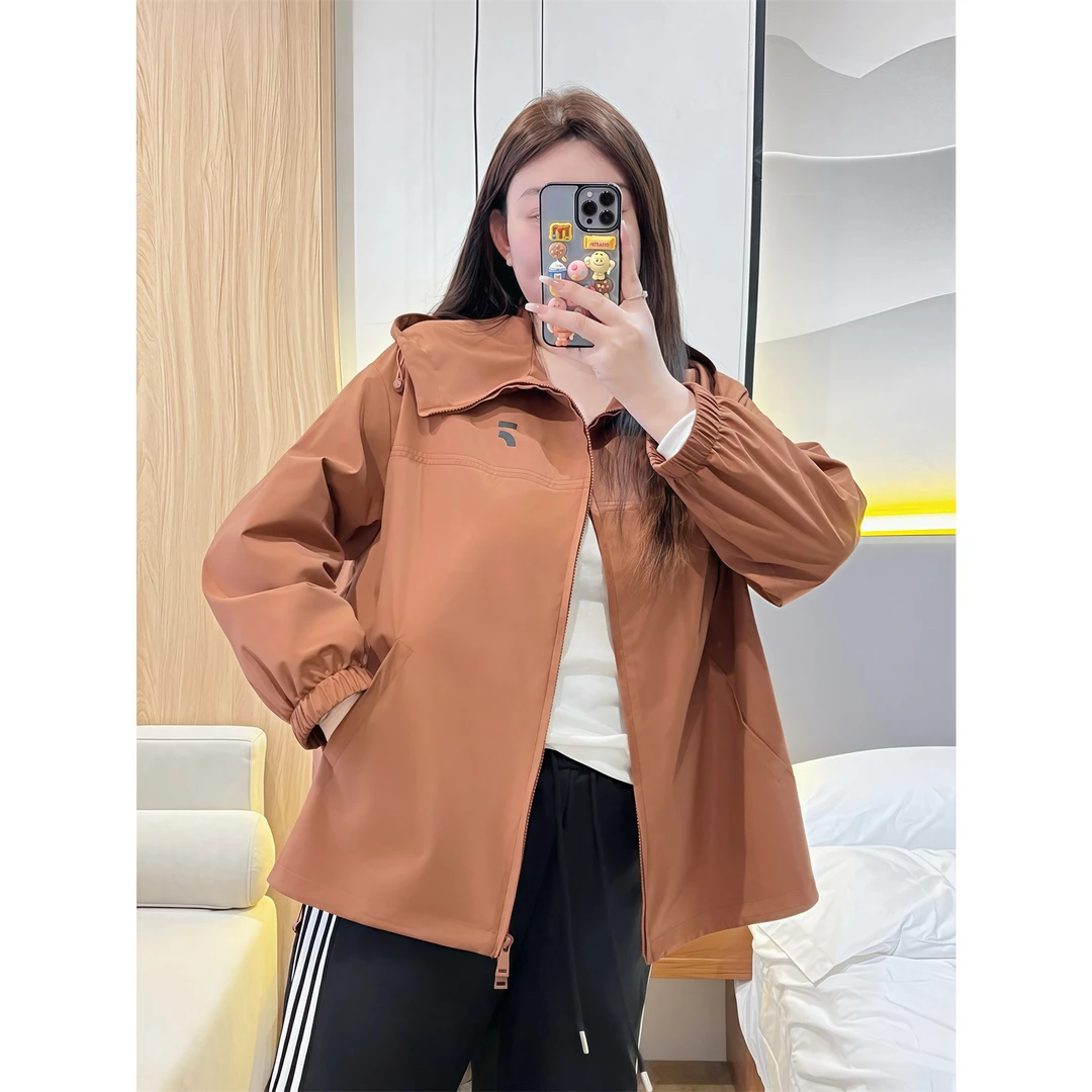 慵懒周末 / 韩系软壳冲锋衣12559花契200斤胖mm春季休闲时尚