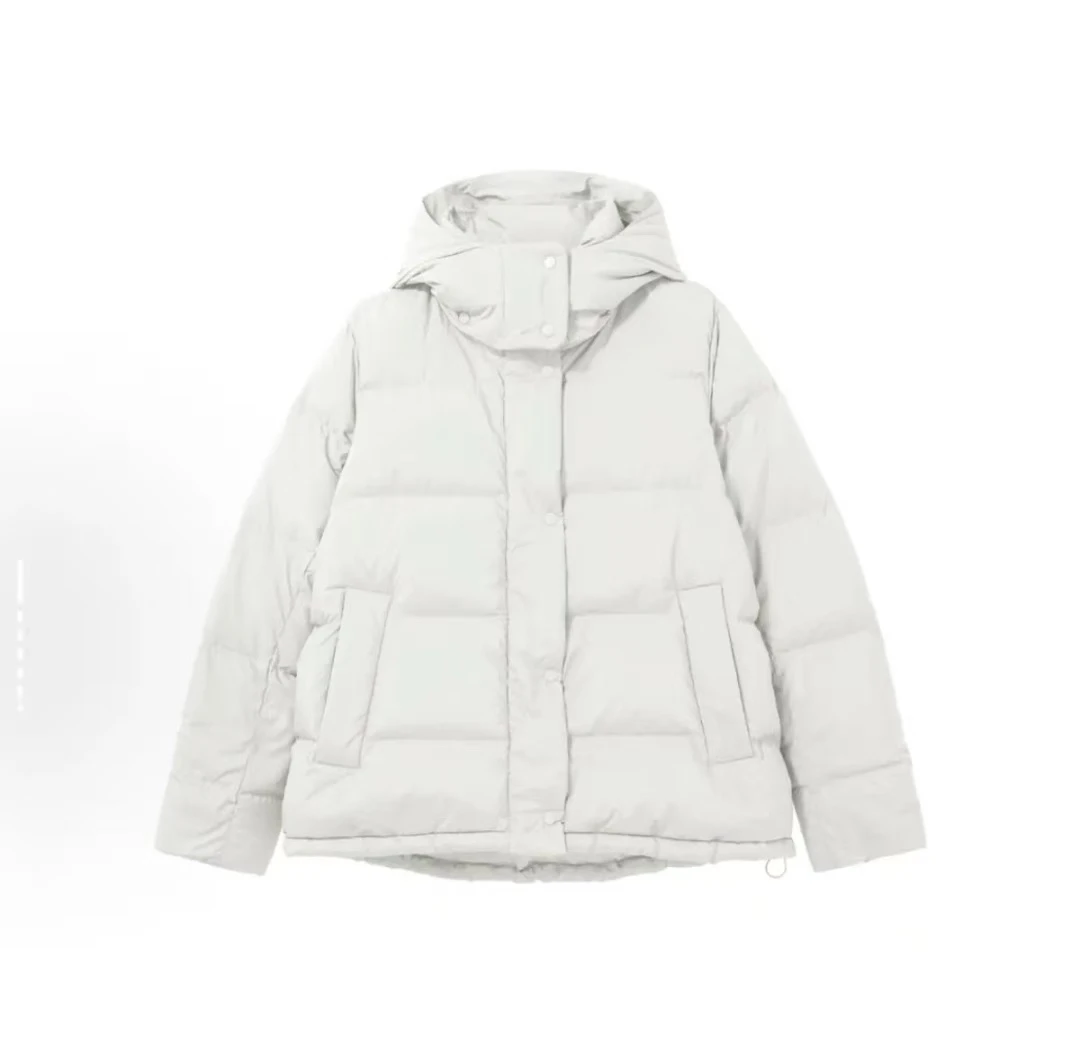 2025新款 5格连帽爆款修身保暖冬季女款休闲运动外套