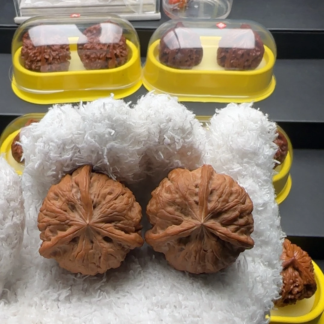 文玩核桃把件雨花石奔全37