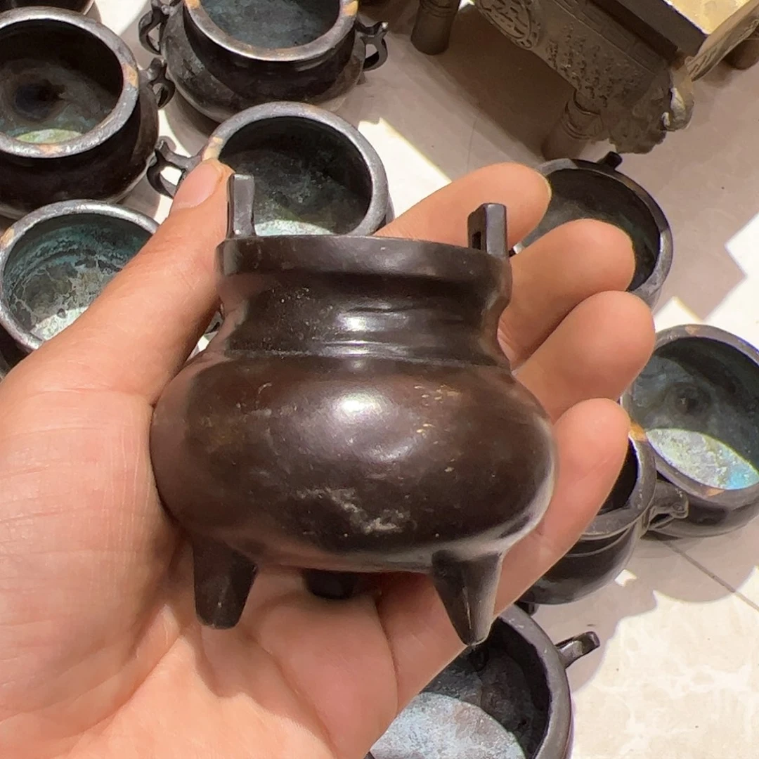 松**布微瑕疵黄铜摆件工艺品