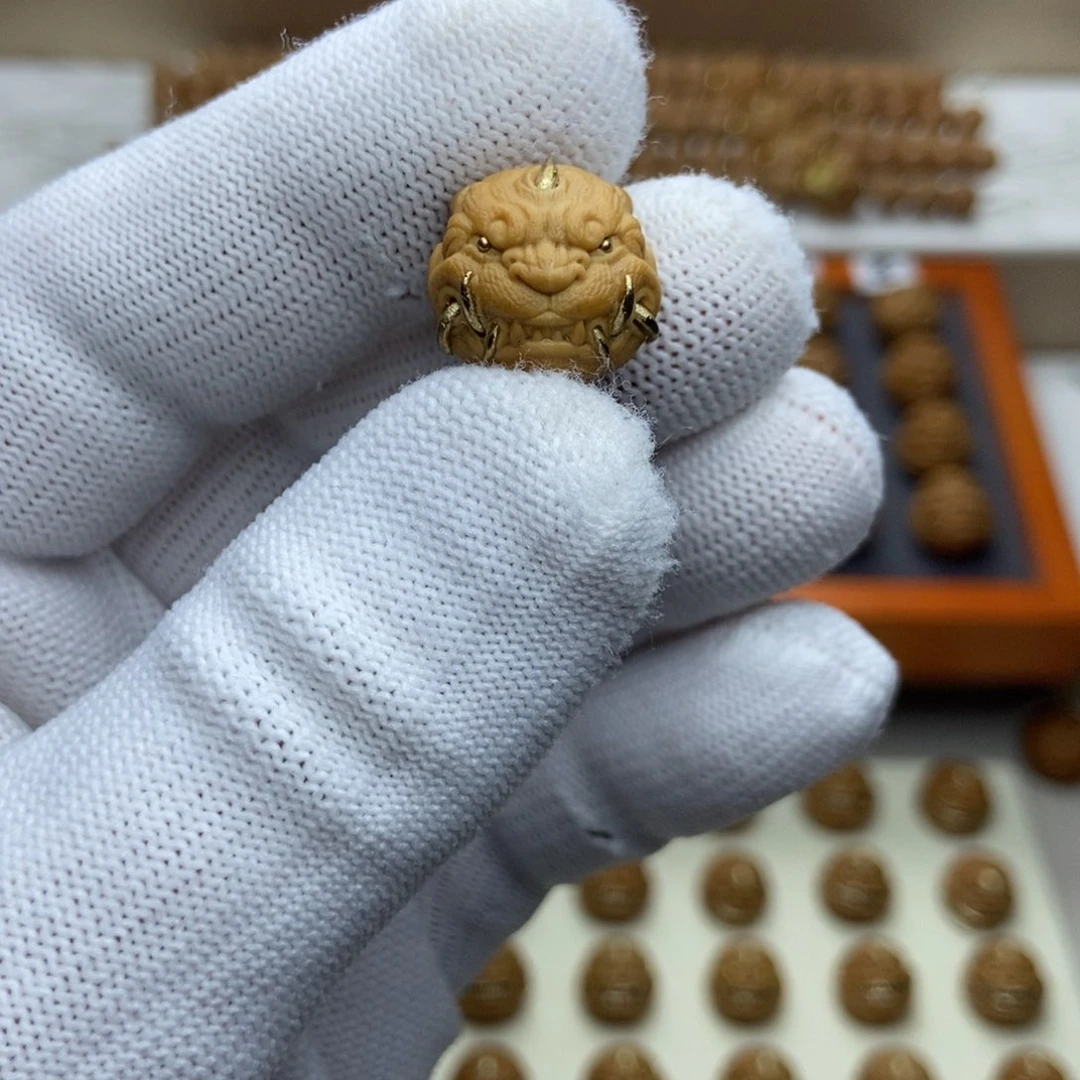 文玩核桃吊坠猴头核桃单颗吞金兽（福利）