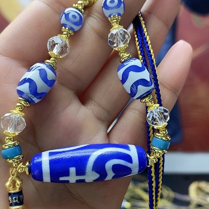 玛瑙/玉髓合金颈饰