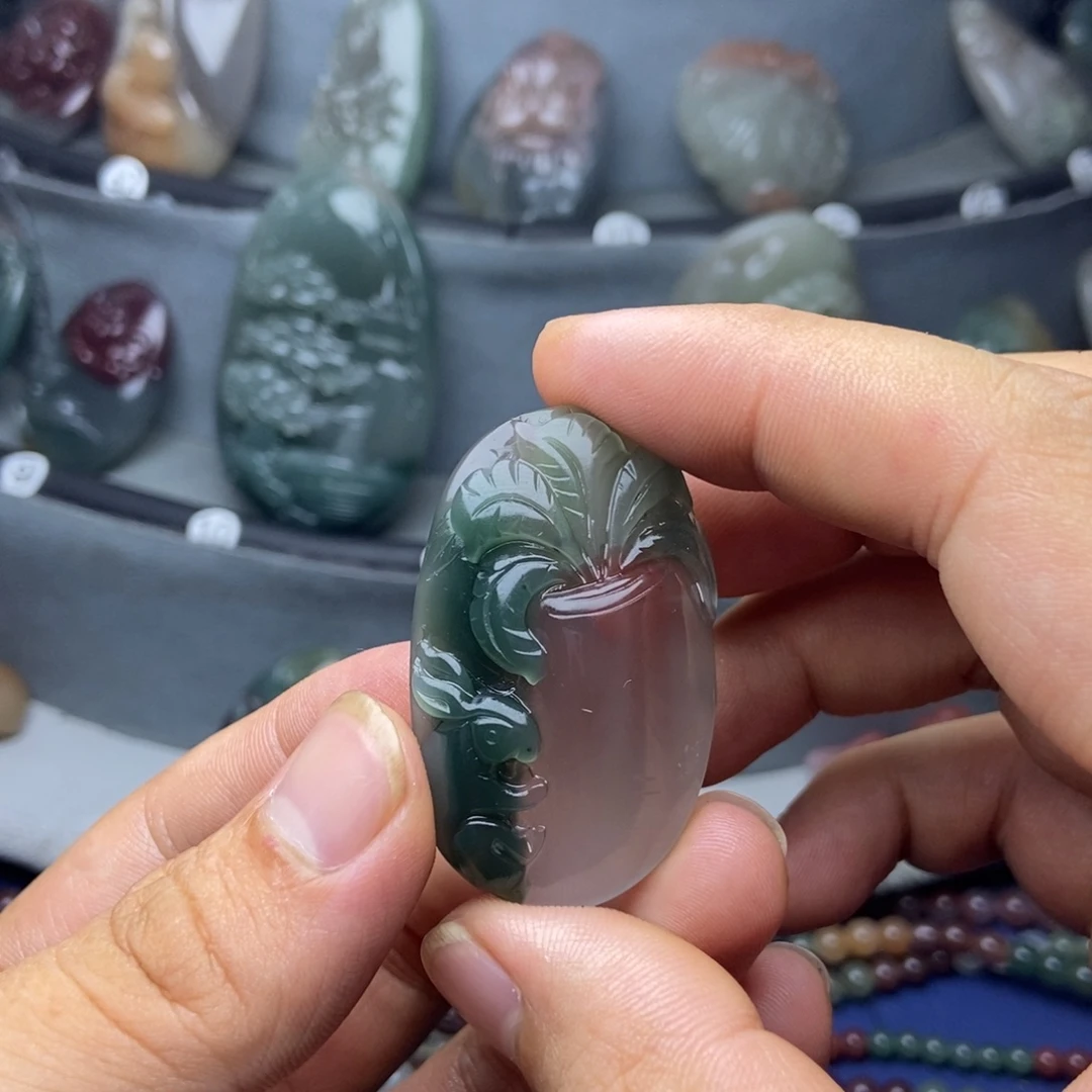 睡***神玛瑙/玉髓颈饰未镶嵌