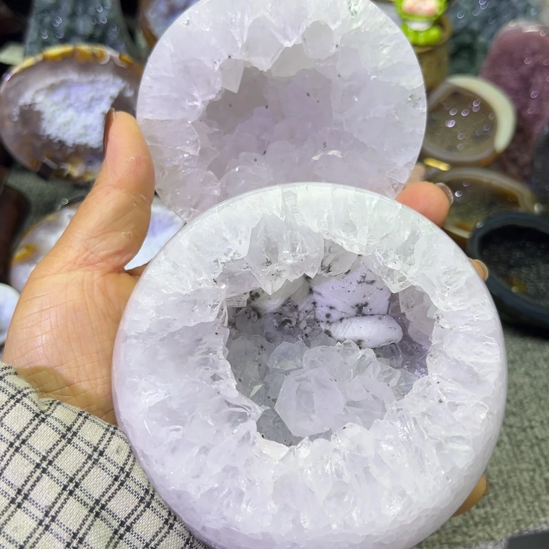 未镶嵌紫晶摆件水晶