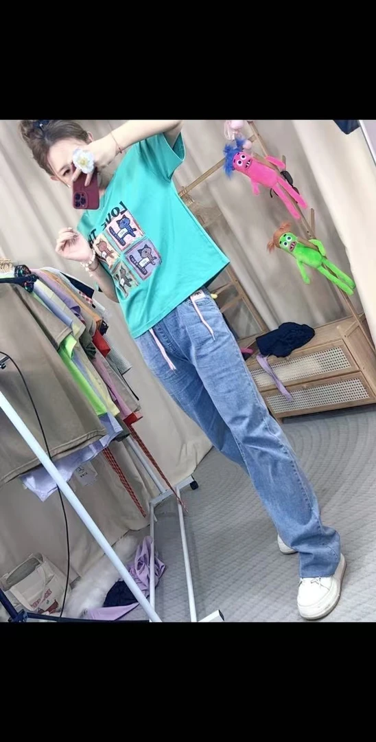 薄款长裤夏季牛仔裤休闲裤