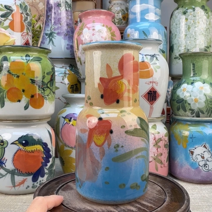 瓷片花瓶562356566565566556