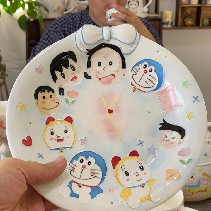 ****。瓷片景德镇釉下彩手绘