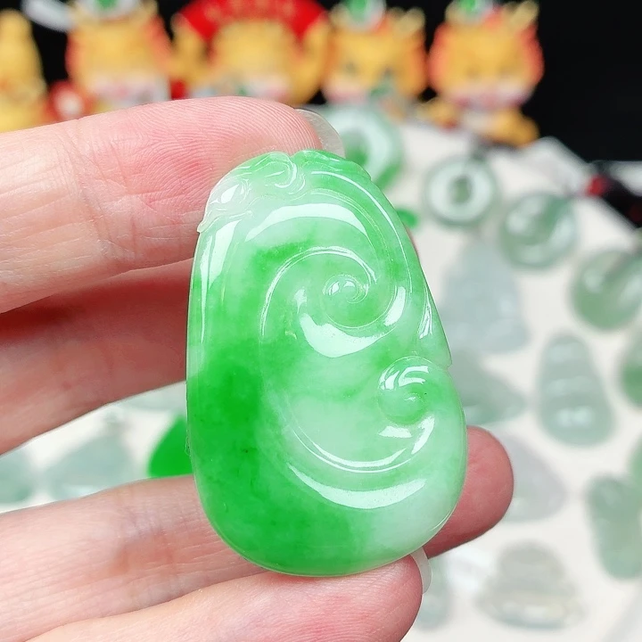 颈饰未镶嵌翡翠缅甸天然A货翡翠