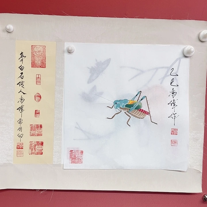 国画冯老师手绘作品