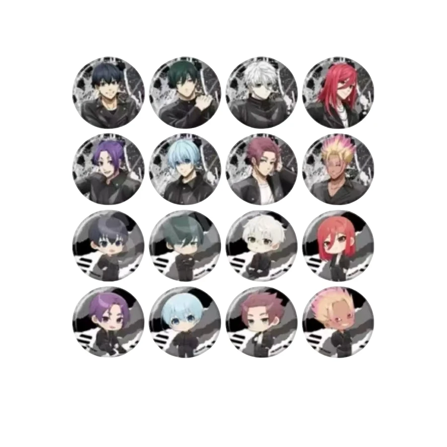 日谷 蓝锁AJ展2025 黑皮衣吧唧 盲盒