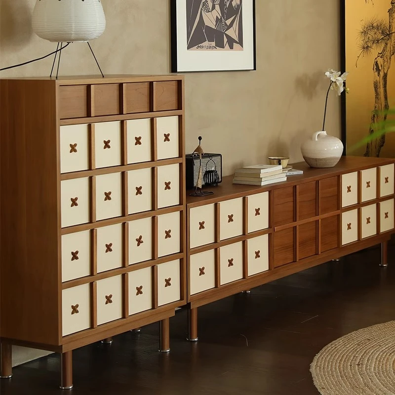 《格物.五斗柜》中古风实木五斗柜电视边柜法式复古客厅现代东方