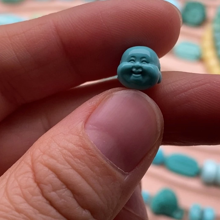 绿松石未镶嵌挂件