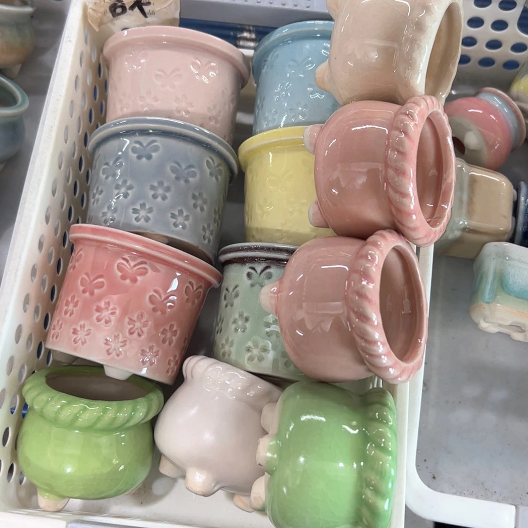 陶瓷多肉小花盆@@2061
