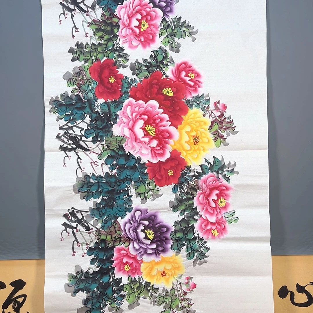 国画643 花鸟和蝴蝶都会出现