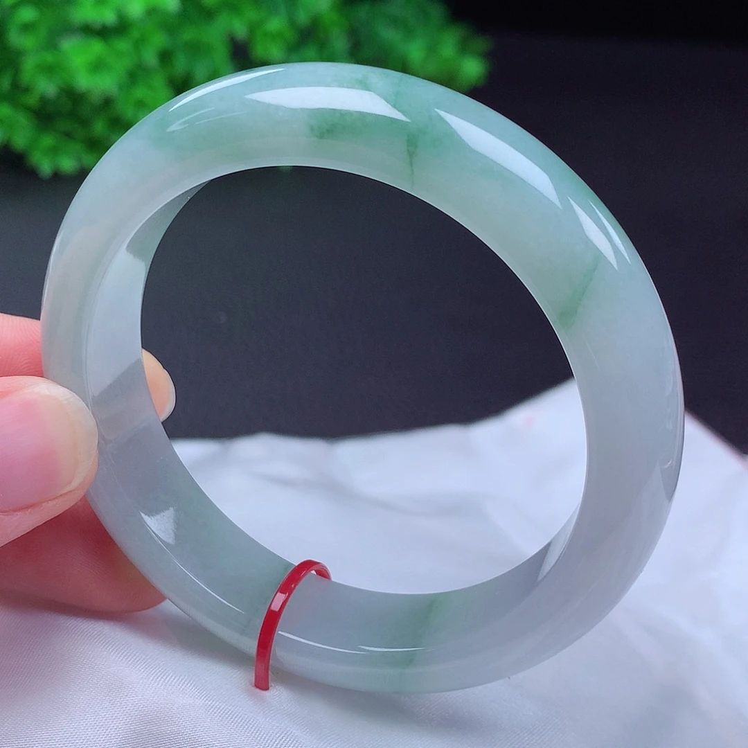 翡翠未镶嵌手镯57圈口436007